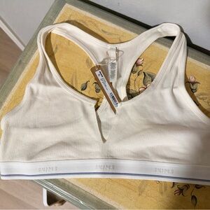 SKIMS White Ribbed Bralette